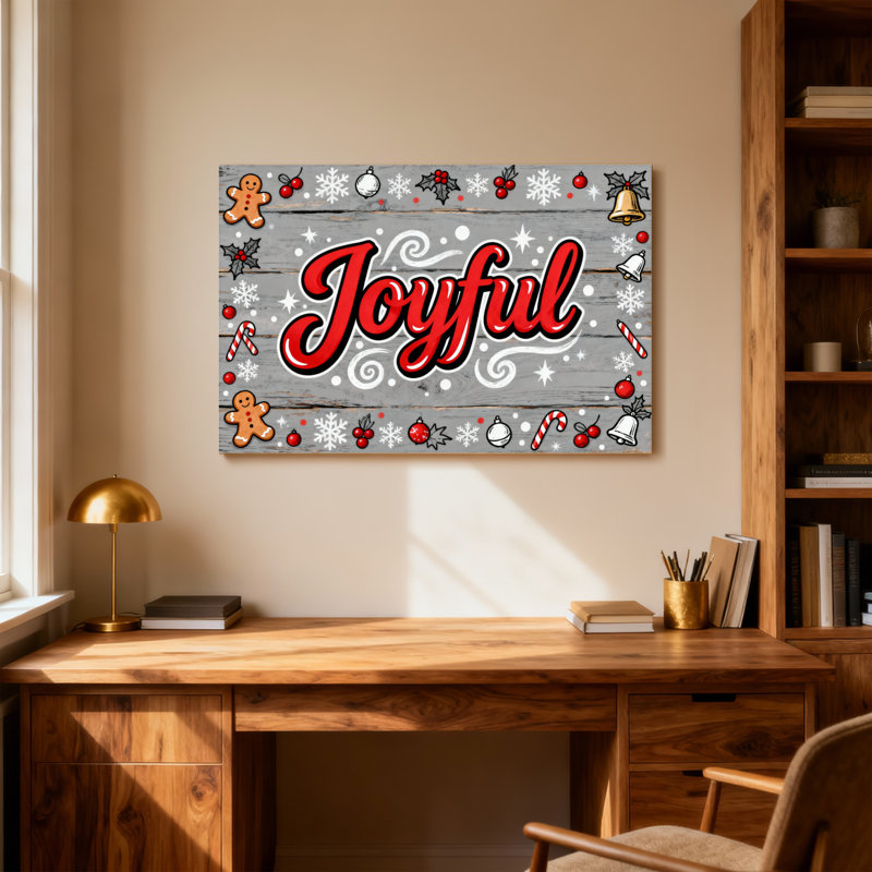 Impression de motif de Noël joyeuses fêtes de Noël