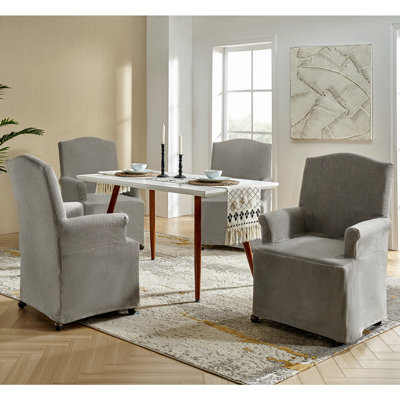 Chaise de salle à manger avec roulettes à capuchon 26 po Gatlinburg