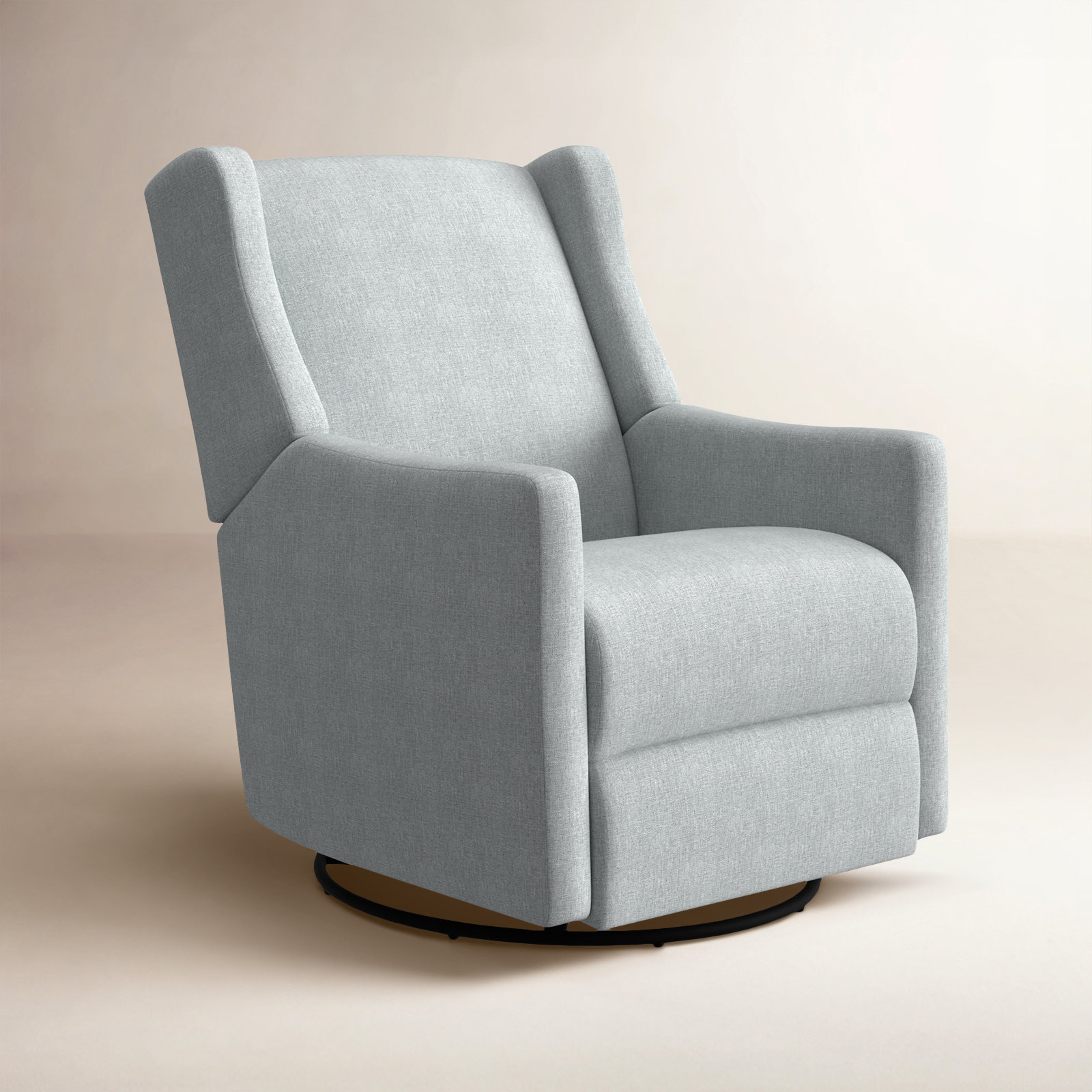 Andrina Swivel Glider, Dove Grey Performance