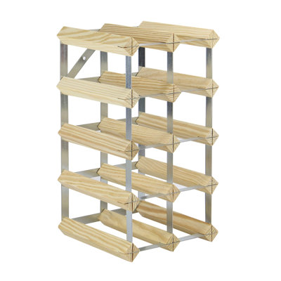 Kenly Tabletop Wine Bottle Rack Brown