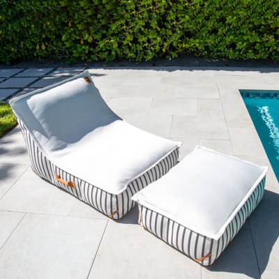 Big Joe Lux Sealander Pool Float and Patio Chair, No Inflation Needed