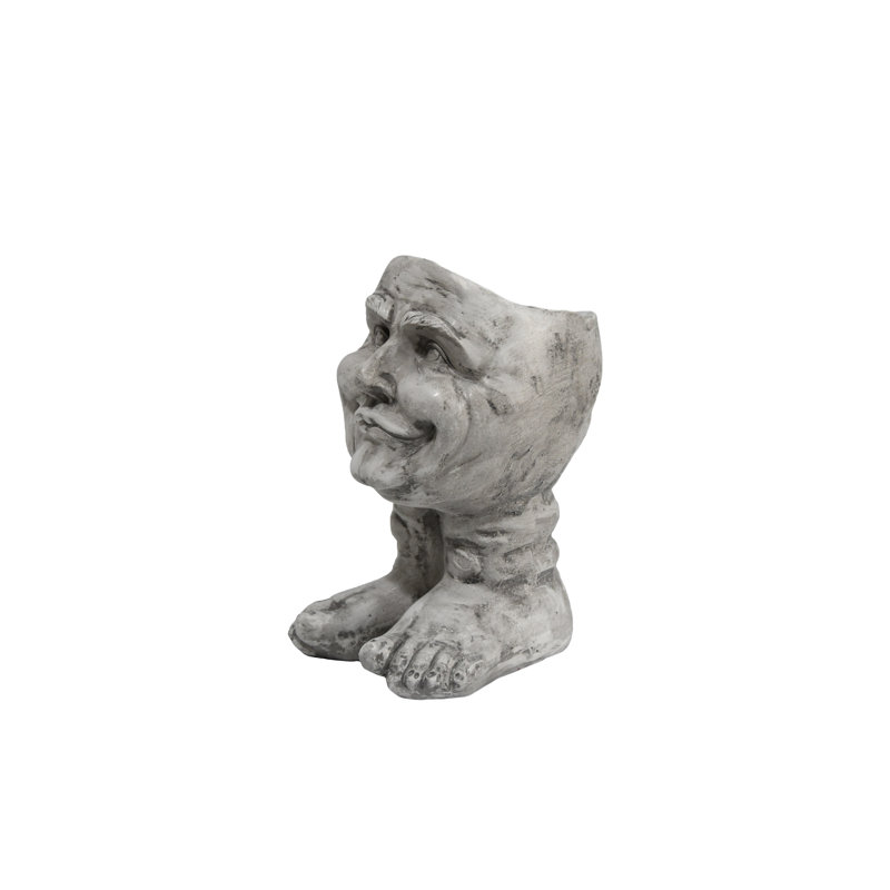 Joyful Grin: Whimsical Elegance in a Planter