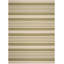Tapis vert / beige en acrylique tissé à la machine à motif intérieur / extérieur Arneshia-1035305327