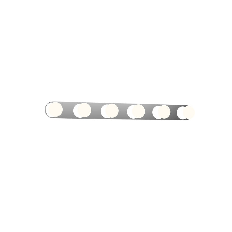 Rezz 6 - Light LED Bath Bar, Chrome