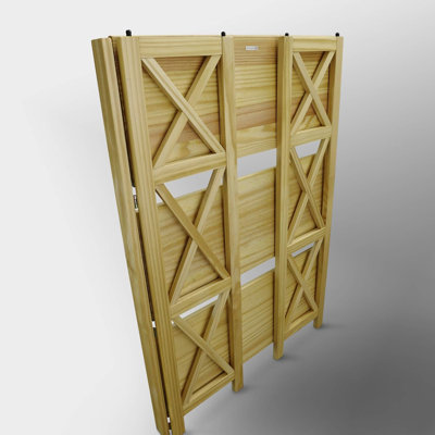 3-Shelf Folding Bookcase