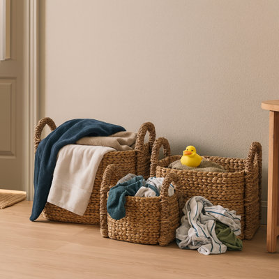 Paniers décoratifs tressés avec poignées Bostrom