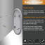 Brohdy LED Bathroom Mirror with Anti-fog Touch Sensor Wall Mounted-1759295242