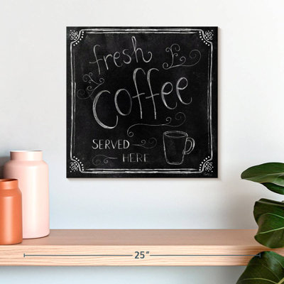 Kema Fresh Coffee Served Here Wall Sign