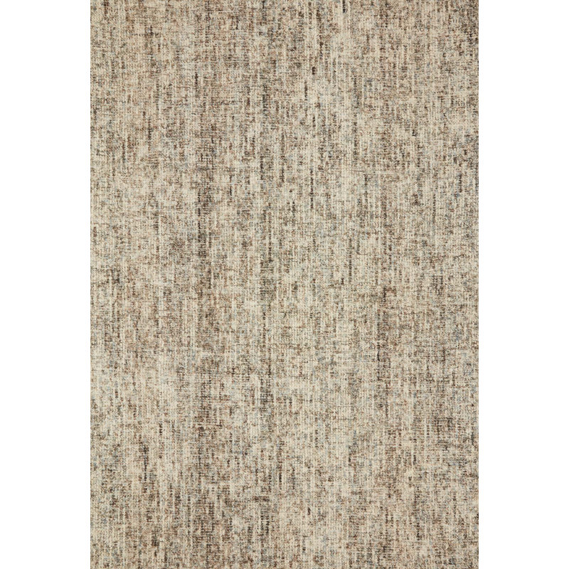 Tapis brun en laine touffeté à la main Ilora, Rectangle 3 pi 6 po x 5 pi 6 po