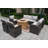 8 - Person Patio Conversation Set with Cushions-87386248-87386249