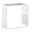 Rectangular Coffee Table with Manufactured Wood Table Topand Shelf