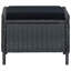 Chaise de patio inclinable avec coussins Couto-1759688896