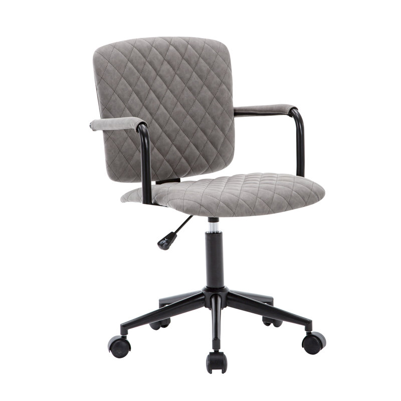Chaise de travail pivotante réglable Hadley, Gris
