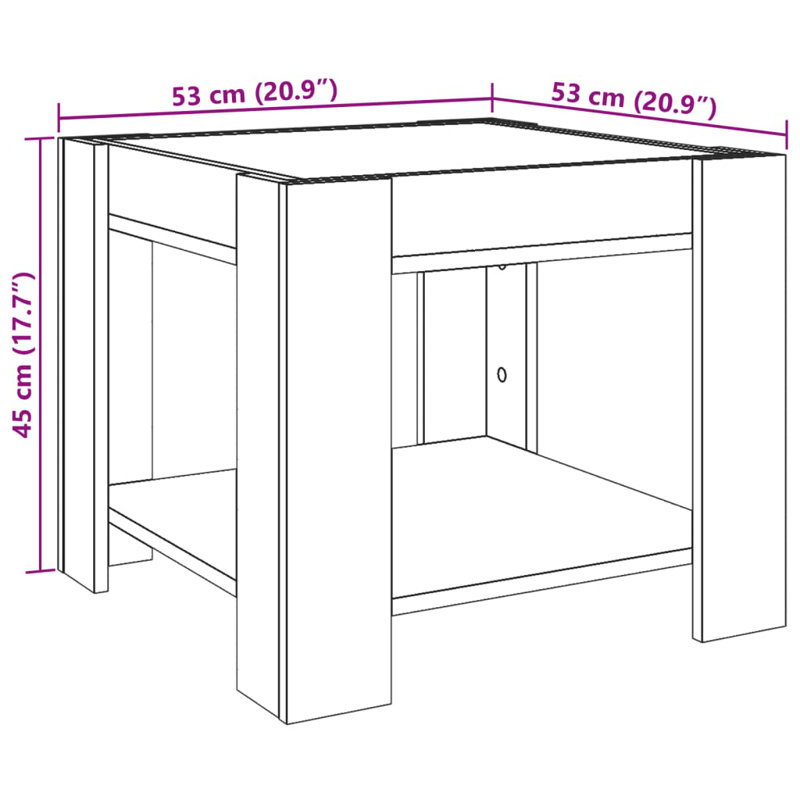 Damontray Coffee Table with Storage, White