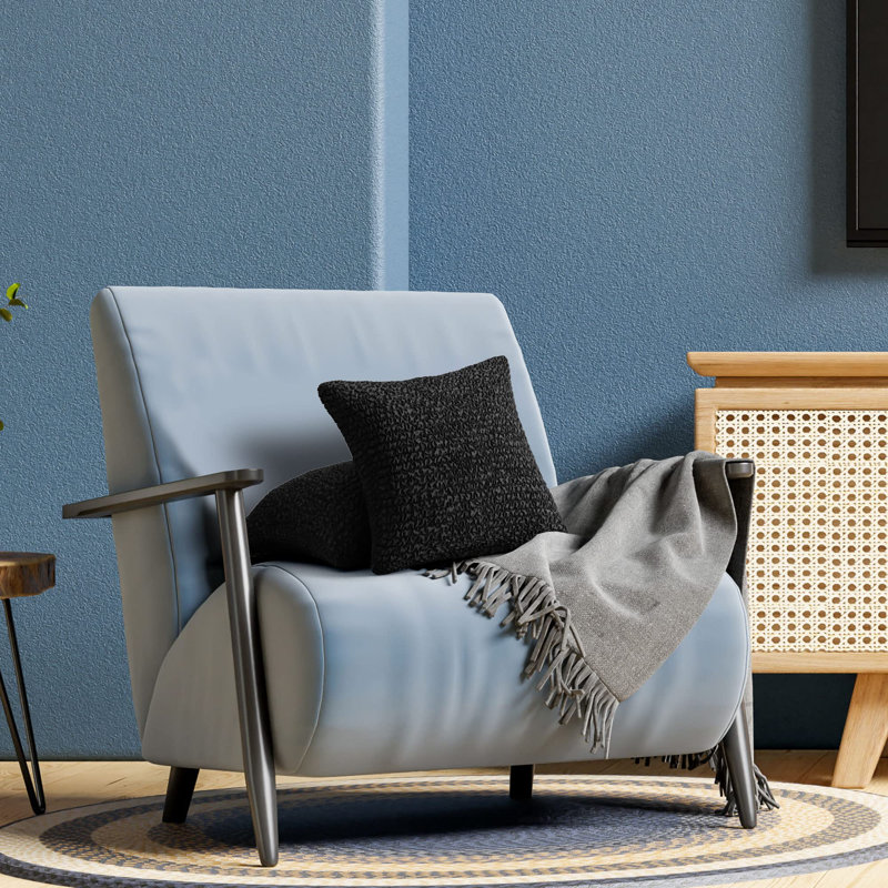Black Hypoallergenic Polyester Rectangular Throw Pillow Set