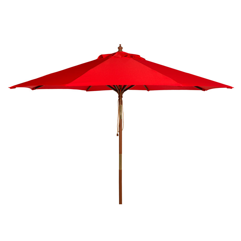 Parasol de marché 9 pi Aldan, 103.54'' H x 90'' W x 90'' D, Rouge, Square