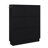 Modern Elegant Narrow Tipping Bucket Shoe Cabinet With 6 Flip Drawers, Space Saving Design, Cream Style Entryway Organizer With Adjustable Shelf, Free-Standing Shoe Rack With 3 Silvery Hooks, Black-2123102825