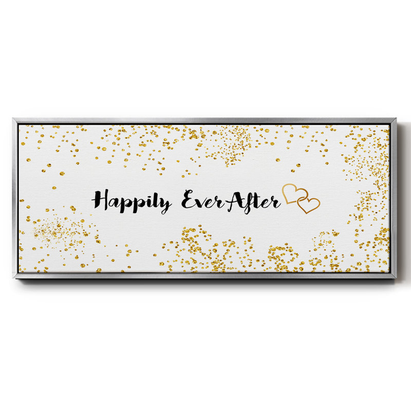 Happily Ever After - toile encadrée, H 8 po x l 20 po