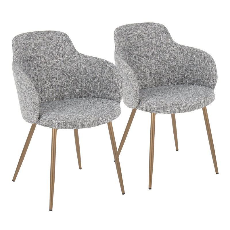 Boyne 19'' H Upholstered Armchair, Purple