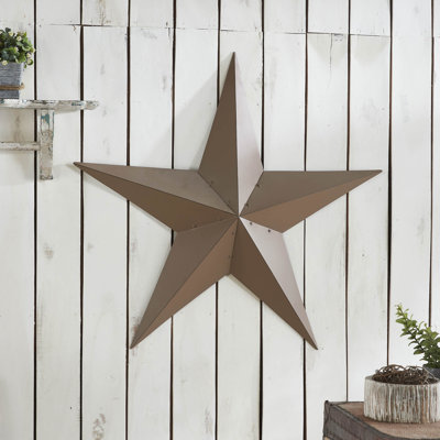 Festive Finds Metal Star Distressed Rust