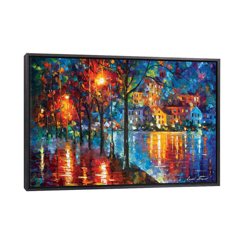 «Cold Emotion» par Leonid Afremov, reproduction d'art sur toile tendue, H 40 po x l 60 po x 1,5 po