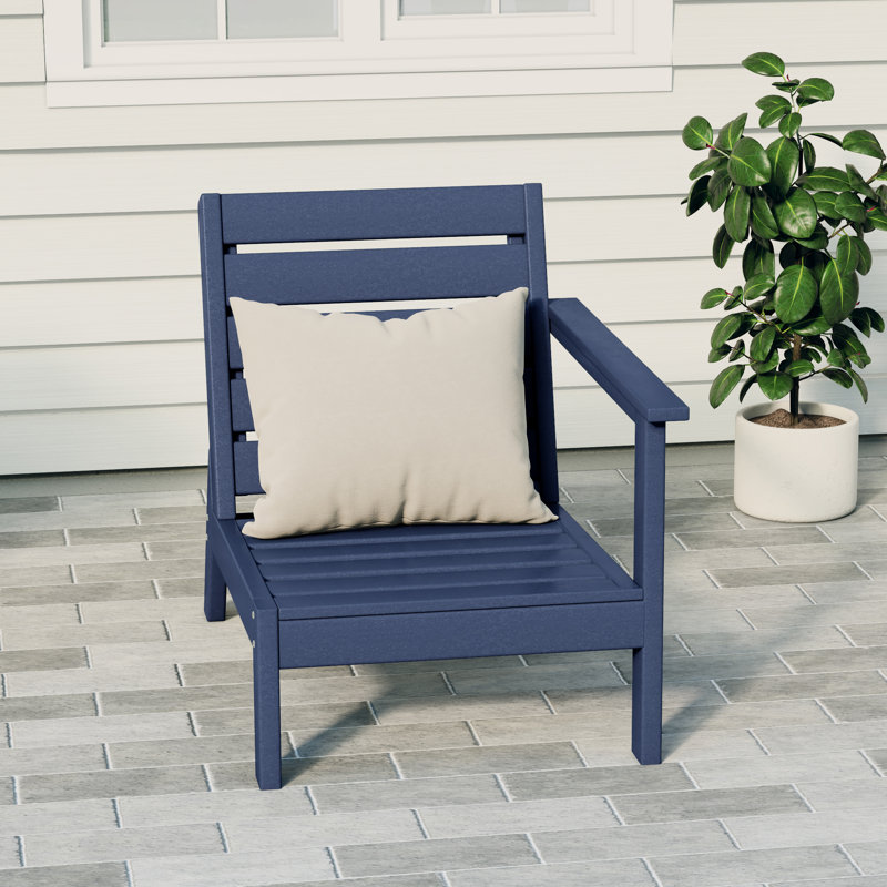 Deep Seating Right Arm Chair, Navy