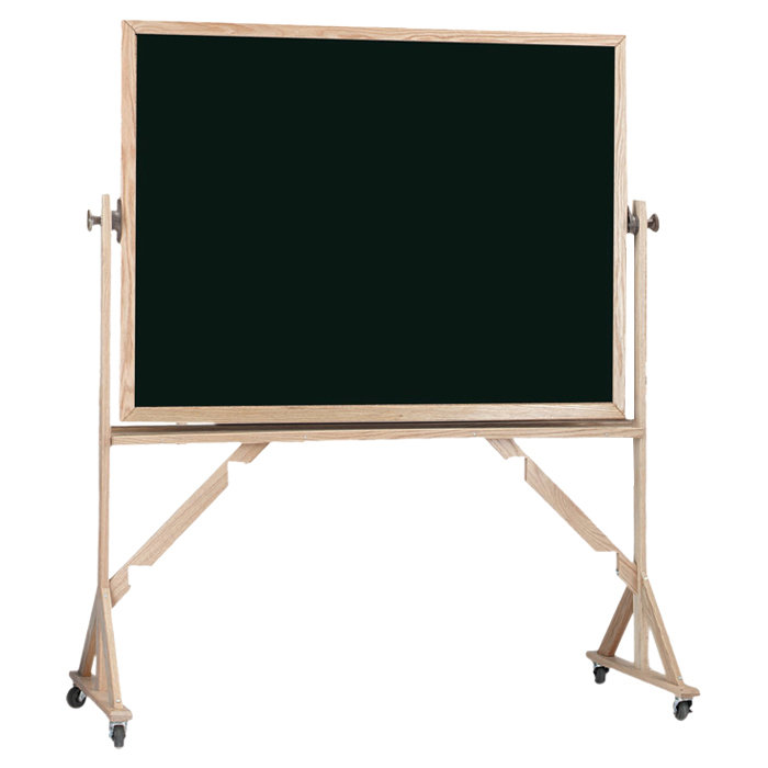 Freestanding Cork Reversible Medium - 4' - 6', 3' H x 4' W, Black