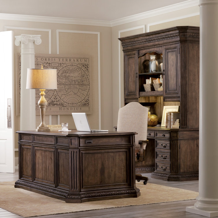 Rhapsody 2 Piece Solid Wood Rectangular Desk with Chair