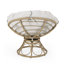 Chaise de patio pivotante avec coussin Mcchesney