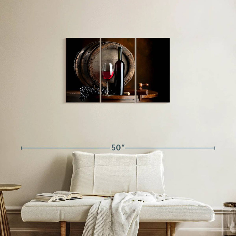 Tonneau de vin rouge Yarlin, H 20 po x l 33 po
