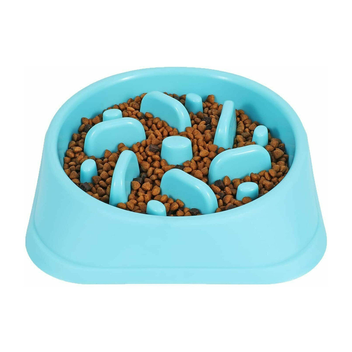Slow Feeder Dog Bowl Anti-Choking Help Prevent Bloat Non Toxic BPA Free  Feeding Dish, Green