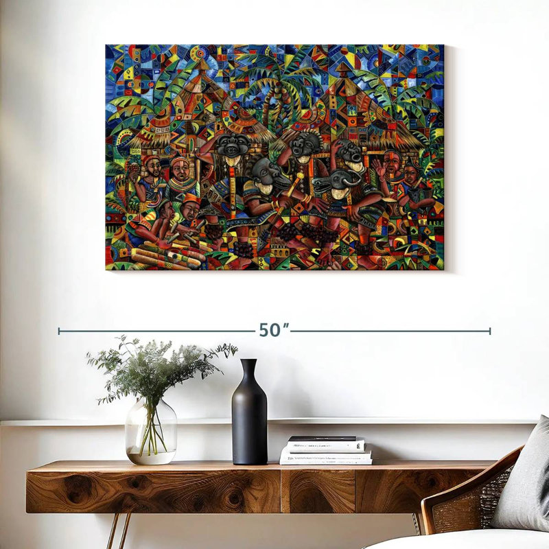 Leisha Juju Dance Group, 26" H x 39" W