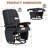 360°Swivel Glider Rocking Recliner Chair With Ottoman-474788387