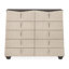 Fantosini 10-Drawer Mule Chest - Silver Mist
