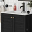Meuble-lavabo autoportant 24 po en chêne noir avec comptoir Bron-1297304481-1297304505-1297304507