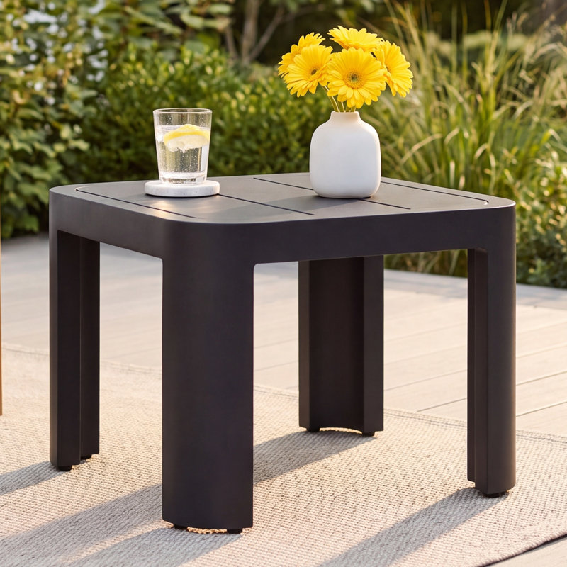 Johnny Aluminum Accent Table