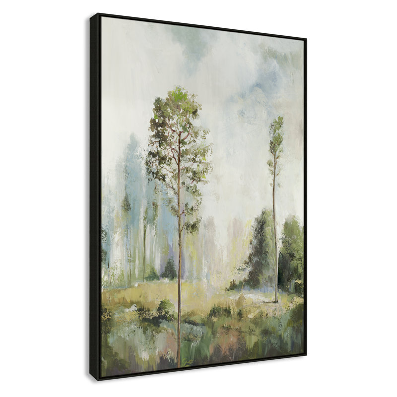 Tall Green Trees I by Allison Pearce, Espresso, 61.5" H x 41.5" W