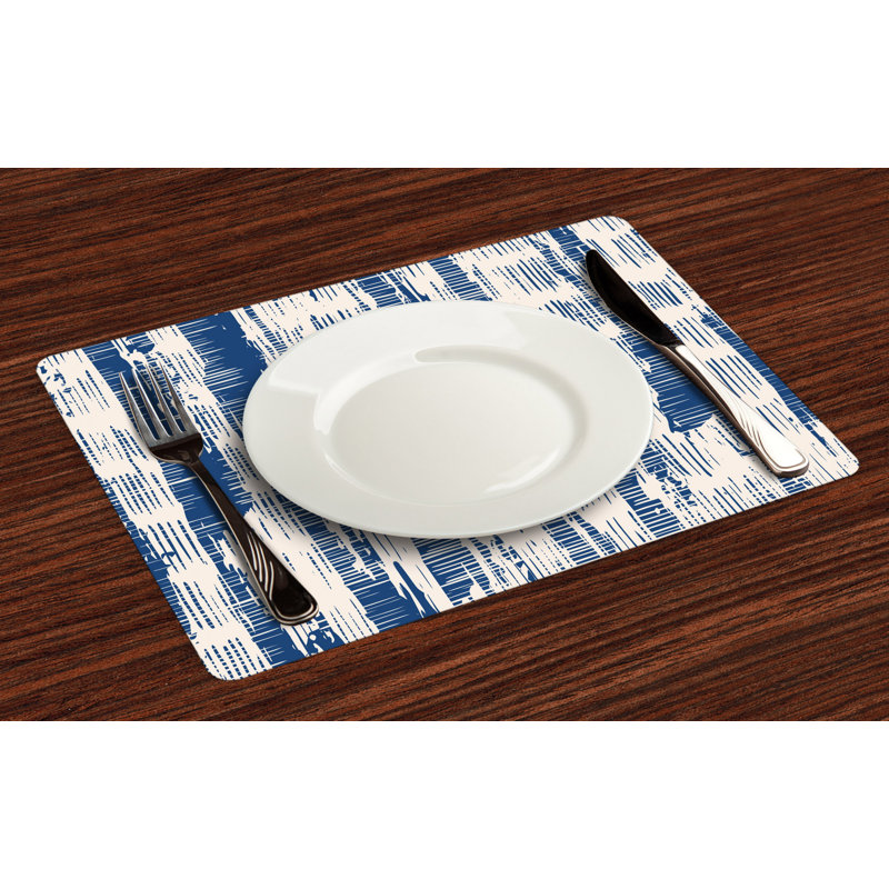 Polyester Abstract Rectangle Placemat