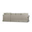Canapé modulaire rembourré de 115 po avec coussins en mélange de duvet et pièces en mousse 115 po Friedman-28316460-86135440