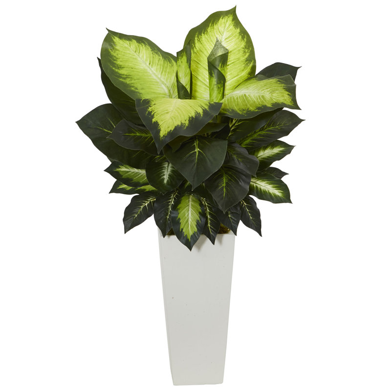 34'' Faux Foliage Plant in Ceramic Planter
