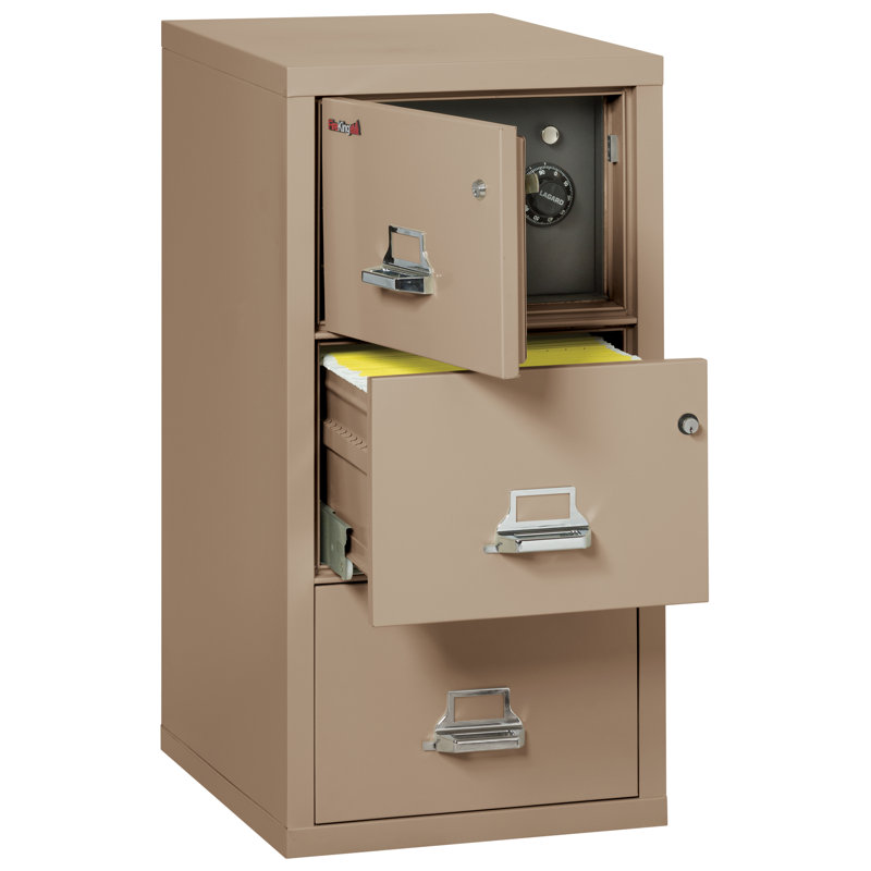 Legal 3 - Drawer File Cabinet, Platinum, Taupe