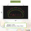 Enseigne lumineuse DEL taco rectangulaire