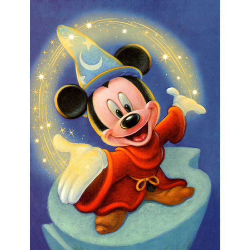 Sorcier Mickey - Fantaisie magique, H 24 po x l 18 po