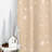 Corderius Polyester Snowflake Silver Foil Print Blackout Thermal Grommet Curtains-86404485-86404486