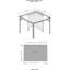 Rideaux gris Sojag pour pavillon de jardin Monaco / Messina / Mykonos, 10 pi X 10 pi., Poly-125095126