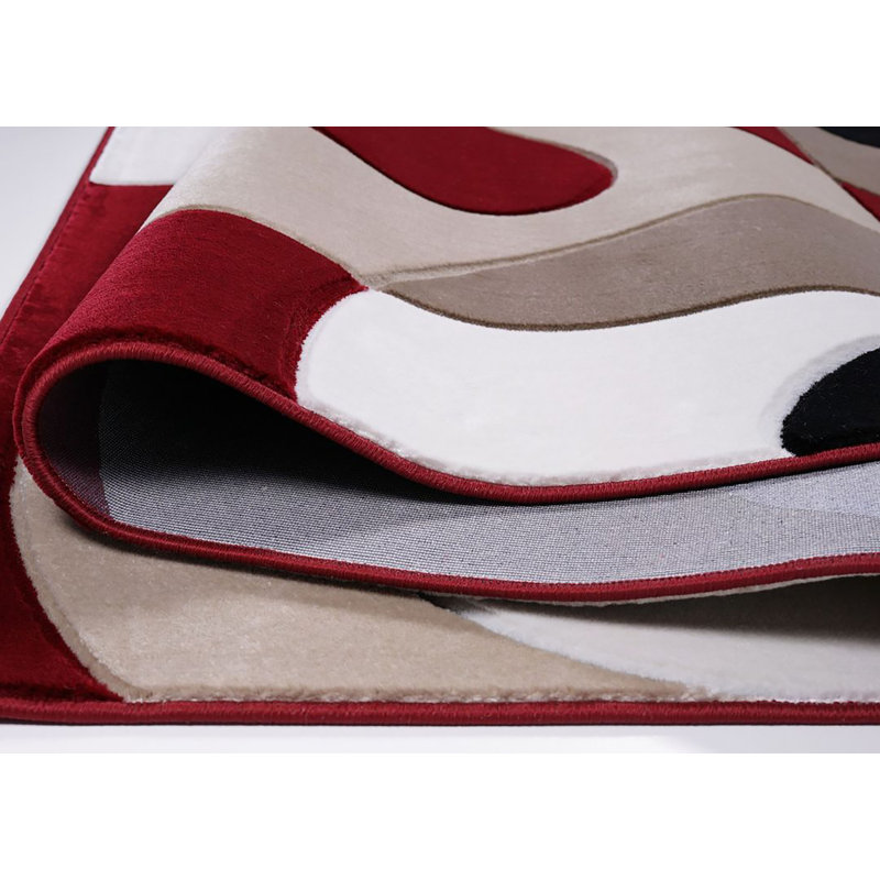 Tapis turc Kadash-ROUGE, Rectangle 5 pi 3 po x 7 pi 2 po