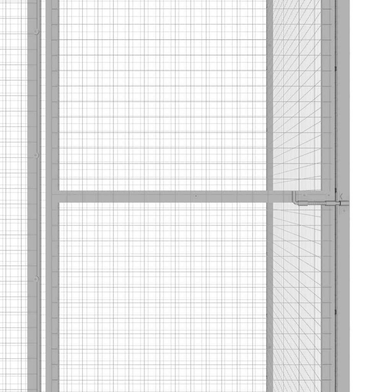  Cage à chat en acier galvanisé