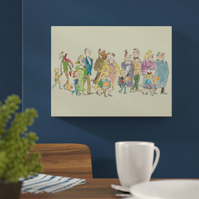 Quentin Blake - Wrapped Canvas Print