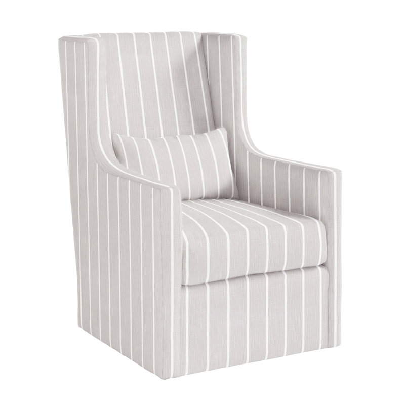 Noel Club Chair, French Gray Cotton