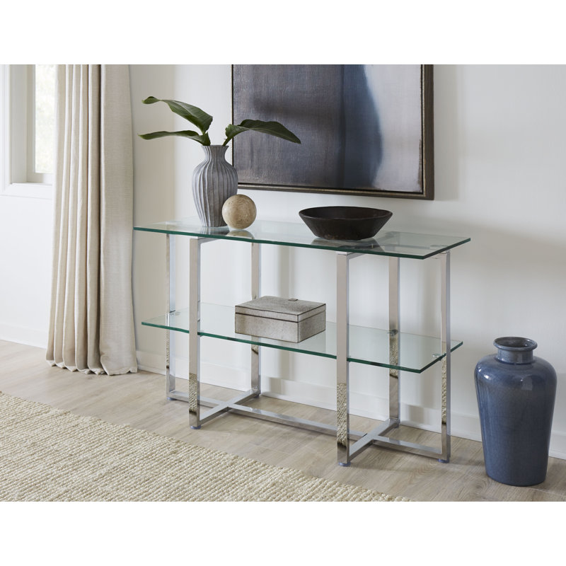 Dern Glass 50" Wide Console Table